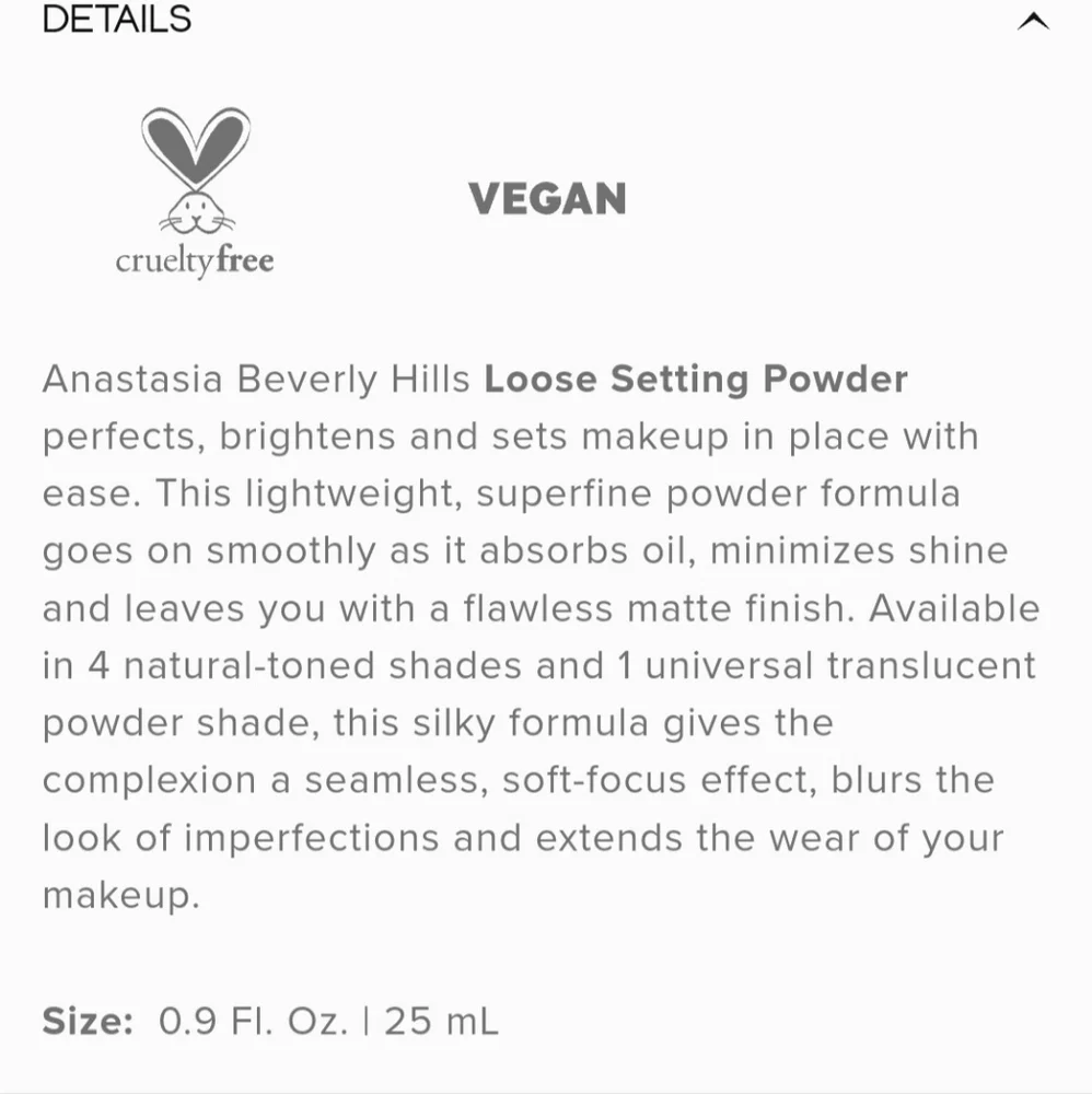 Anastasia Beverly Hills: Loose Setting Powder  BNIB/SEALED!!
